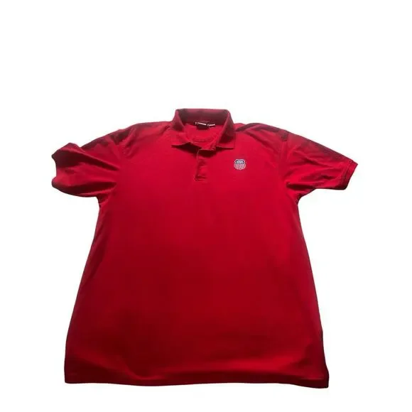Clique Men's XXL Red Union Pacific Railroad Short Sleeve Polo - Picture 5 of 7